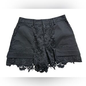 MONSE Black Lace Utility Short - size M or 6 - Excellent condition